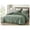 Sage Green Honeycomb Hexagon, variant on saney Black Comforter Set Queen Size 3-Piece Fluffy Soft Lightweight Bedding Honeycomb Geometric Stone-Washed Microfiber Comforter Set for All Season