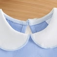 thumbnail image 6 of JUMEYU Infant Clothes Girl Short Sleeve Baby Girl Bodysuits Cartoon Baby Clothes Soft Infant Outfits Baby Shower Gifts 0 3 6 9 12 18 24 Months (Blue,0-3 Months), 6 of 7