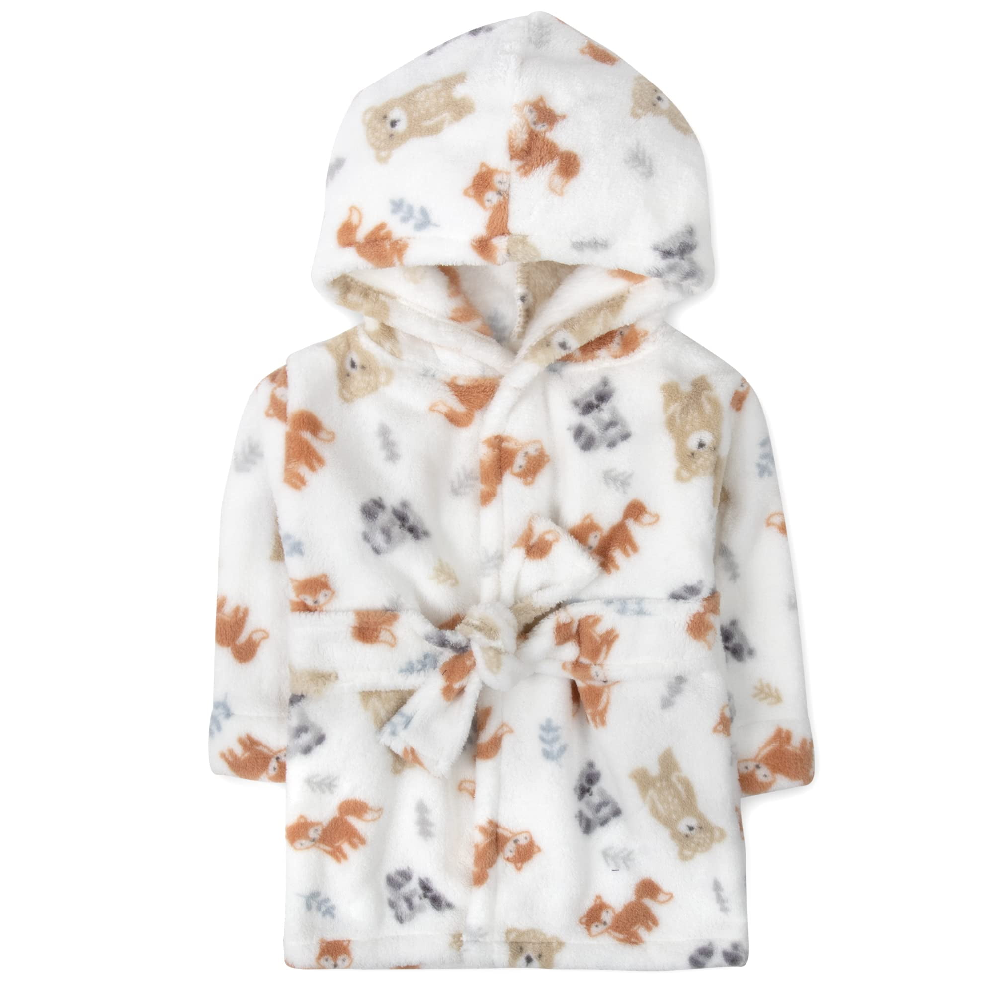 Baby and Infant Bath Robe with Hood and Baby Beach Cover Up for Boys