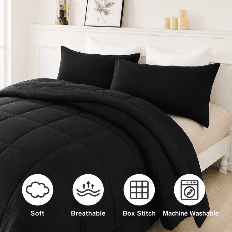 YEPCLUB Queen Down Alternative Comforter Set, 3-Piece photo 5