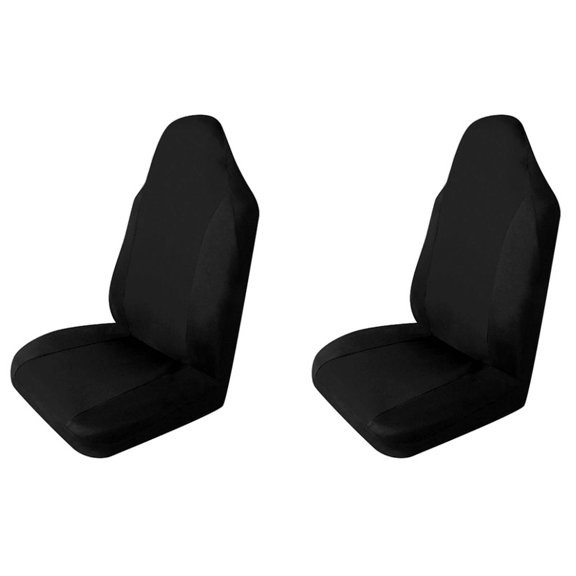 AUQ 2Pcs Car Seat Covers,Full Coverage for All Around Protection. Car Seat Cover,Stylish Designs to Express Your Personality. Seat Covers,Black