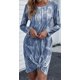 thumbnail image 4 of Vestido corto informal con tinte de corbata para mujer, cuello redondo, sin mangas, camiseta suelta de verano, minivestido Fokelyi CDWJ576-20, 4 of 5