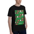 thumbnail image 2 of Bingfone Cute Santa Men'S Loose Fit Short-Sleeve Pocket T-Shirt, 2 of 7