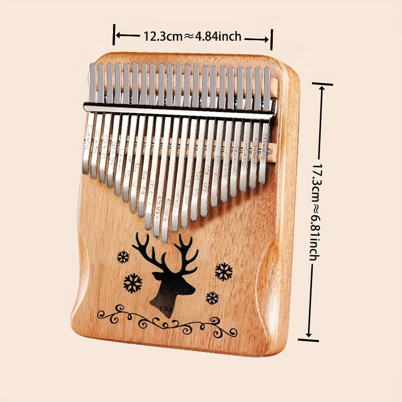 21-Key Thumb Piano Kalimba Beginner-Friendly Easy-to-Learn Finger Piano for Girls, Perfect Birthday Gift and Trendy Musical Instrument