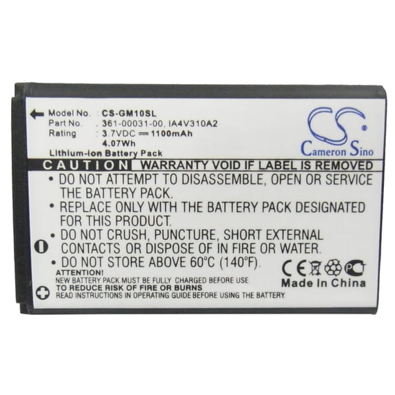 1100mAh 010-10840-00 361-00031-00 IA4V310A2 361-00030-00 Battery for Garmin GPS Mobile 10 GPS Mobile 10x GPS10