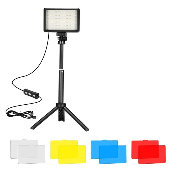 LED Photography Video Light Panel Lighting Photo Studio Lamp Kit With Tripod Stand RGB Filters For Shoot Live Streaming ,Photographic Equipment