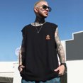 thumbnail image 4 of Chaleco de danza del león de dibujos animados para hombre, camiseta sin mangas de gran tamaño de hip hop, camisetas sin mangas con estampado gráfico de verano 2024, ropa Y2K, 4 of 5