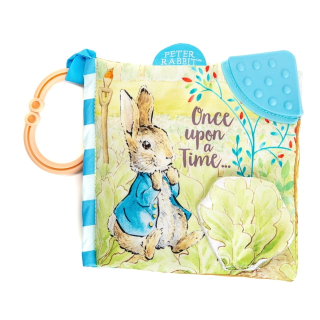 Peter Rabbit de Soft Book KIDS PREFERRED con juguete, mordedor de 5 pulgadas