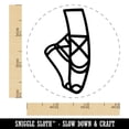 thumbnail image 2 of Ballet Ballerina Slippers Rubber Stamp for Scrapbooking Crafting Stamping - Small 3/4 Inch, 2 of 7
