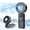 Black, variant on Portable Handheld Fan with Ice Cooling - 5 Gear High Speed Personal Turbo Fan Rechargeable, Up to 13 Hrs, Mini Hand Fans for Travel Essentials, Beach Vacation, Gifts for Women, Men