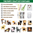 thumbnail image 2 of FznkragSewing Felt Toys DIY Sewing Animal Craft Kit Dog Series Early Education Animal Sewing Kit Sensory Development Felt Animal Craft Kit 3-12 Years Old, 2 of 7