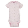 thumbnail image 3 of Assorted Short Sleeve Onesies Bodysuits, 5pk (Baby Girl), 3 of 8