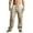 Khaki, variant on Men's Cargo Pants With Pockets Cotton Hiking Sweatpants Black