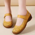 thumbnail image 2 of Chaussures Décontractées à Enfiler pour Femmes, Ballerines en Cuir Respirantes, Chaussures de Marche Confortables, Bout Rond Style Mary Jane pour Femmes, 2 of 9