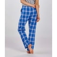 thumbnail image 2 of Boxercraft BW6620 Women's Haley Flannel Pant-Royal/Silver Pl-XXS, 2 of 2