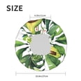 thumbnail image 6 of Easygdp Watercolor Green Tropical Shower Caps for Women, Double Waterproof Layers Shower Cap, Quick Drying Bath Hair Cap Reusable, 6 of 9