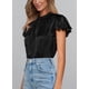 thumbnail image 4 of Blusa PRETTYGARDEN 2025 de Satén con Volantes Manga Corta XL, 4 of 5