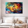 thumbnail image 2 of Elephant Stock Music Abstract Wall Art - Horizontal Canvas Wall Art - Living Room Wall Decor - Music Canvas - Brown And Gold Decor - 48" x 32", 2 of 8