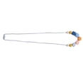 thumbnail image 2 of Collar para masticar para la dentición del bebé, mordedor portátil de silicona para bebés de colores vibrantes seguros de calidad alimentaria 2, 2 of 14
