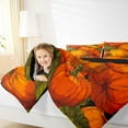 thumbnail image 4 of Homewish Autumn Pumpkin Queen Comforter Set,Rustic Harvest Bedding Sets,Happy Fall Bedding Comforter Set For Men Women,Microfiber Bedroom Decor Reversible,3pcs, 4 of 8