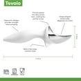 thumbnail image 6 of Tovolo Ice Cream Scoop White Dishwasher Safe Heavy Duty Ice Cream Scooper with Elevated Tilt Up Design, Heat Retaining Ice Cream Scoops with Non Slip Handle for Cookie Dough, 6 of 6