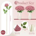 thumbnail image 2 of Flores artificiales con forma de hotop, 40 unidades, con tallo largo de 51 cm, 2 of 6
