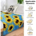 thumbnail image 5 of Sunflower Blanket Plush Lightweight Soft Flannel Fleece Throw Blankets Bedding for Bed Sofa Couch Living Room 60"X50", 5 of 6