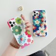 thumbnail image 6 of Compatible with iPhone 13 Pro Max Case with Bracelet for Women Girls Girly Chain Wrist Strap Case Cute Flower Floral Print Phone Case Soft TPU for iPhone 13 Pro Max Shockproof Protective Cover, 6 of 8