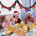 thumbnail image 4 of 2-Meter Christmas White-Edged Ribbon Set With Bow And Ornaments Christmas Tree Decorations Christmas Supplies Christmas Decorations And Gifts, 4 of 6