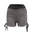 thumbnail image 2 of QLEICOM Womens Athletic Shorts, Plus Size Shorts, High Waist Butt Lifting Shorts Mesh Side Drawstring Workout Sports Shorts Yoga Shorts, Running Shorts, Comfy Beach Shorts, Cycling Shorts Gray M, 2 of 7