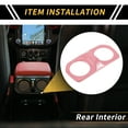 thumbnail image 2 of Unique Bargains 1 Pc Rear Air Vent Armrestbox AC Outlet Panel Cove Trim for Jeep Wrangler JL JLU 18-24 for Jeep Gladiator JT Armrest Air Vent Cover Trims ABS Pink, 2 of 6
