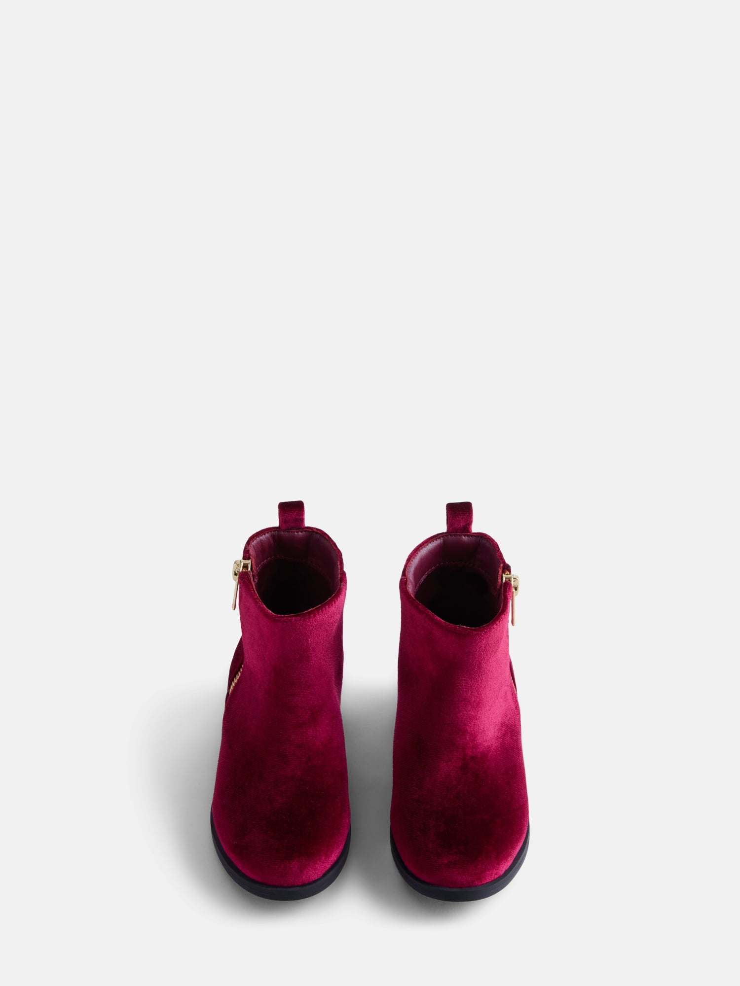 Wonder Nation Girls Faux Suede Velvet Boots