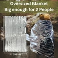 thumbnail image 5 of Oversized Emergency Blanket 71"x142", 5 of 7