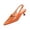 Orange, variant on Hollow Out Cutout Slingback Kitten Heels Formal Evening Dinner, Pointed Toe Buckle Strap Pumps Daily Office Commuting, Comfortable Elegant Dress Shoes Weekend Party Gathering, White 7