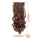 thumbnail image 3 of Pelucas con flequillo para mujer, peluca ondulada suelta, sintética natural, de 16 fibras, cabello fino, pelucas postizas, 3 of 4