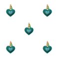 thumbnail image 2 of Langgg Keyring Keyholder DIY Small Decorative Purse Pendent Multipurpose Sweet Gift Workmanship Bag Decor Heart Keychain Green 5Set, 2 of 6