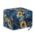 thumbnail image 6 of Xixirimido Butterfly Sunflower Daisy Marble Print Toaster Cover Toaster Oven Cover with Drawstring Toaster Appliance Dust Proof Cover for Kitchen Small Appliance Kitchen Accessories, for 2 Slice, 6 of 7