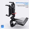 thumbnail image 4 of Car Phone Holder Adjustable Dashboard Car Phone Mount Stand  Dashboard Clip Hands Free Car Mobile Phone Bracket for 4-7” Smart Phone GPS Rearview Mirror, 4 of 7