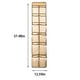 thumbnail image 3 of Over The Door Shoe Rack For Door With 12 Large Mesh Pockets Fitted Hanging Shoe Organizer Sturdy Closet Door Shoe Storage, 3 of 7