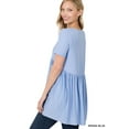 thumbnail image 3 of TheLovely Women & Plus Relaxed Fit Long Sleeve Round Neck & Hem Jersey Tee Shirt Top, 3 of 5