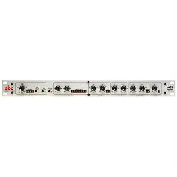 dbx 286s Microphone Preamp with Compression, 5.70 x 19.10 x 1.80 Inches