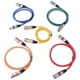 thumbnail image 3 of XLR Male To Female Mic Cable, Professional 1m/3.3ft Shielded XLR To XLR Mic Cable  For Studio, 3 of 8