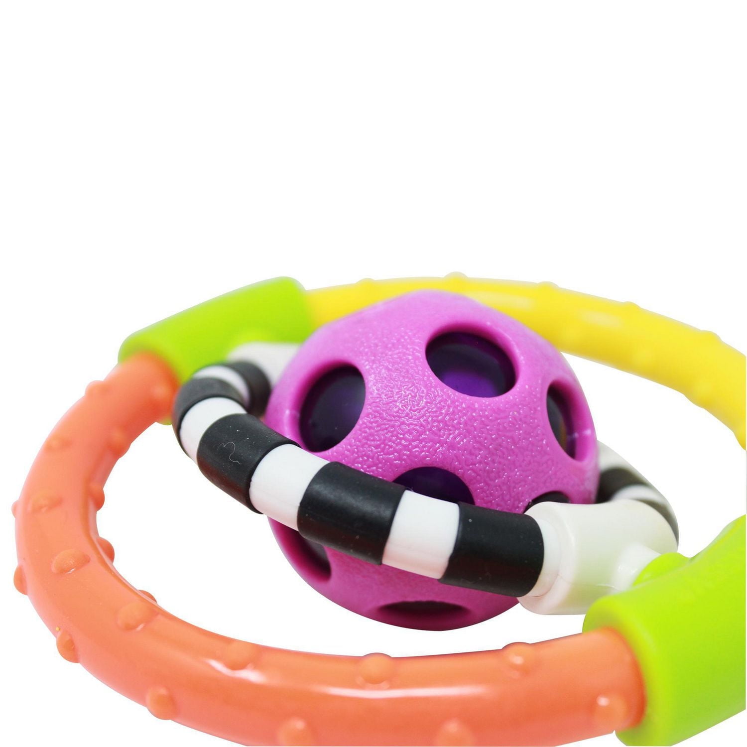 Sassy® Spin & Chew Ring Hochet