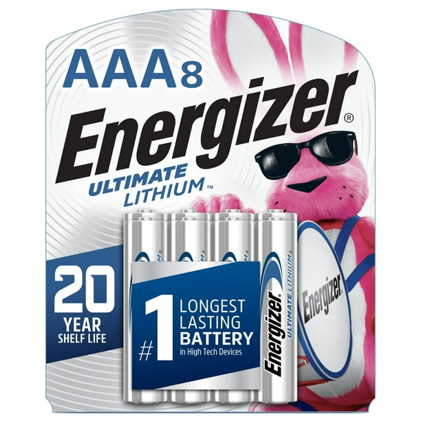 Batería Energizer Ultimate Lithium AAA (paquete de 8)