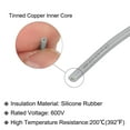 thumbnail image 4 of Silicone Wire 24AWG 24 Gauge Flexible Tinned Copper Standard High-Temperature Hookup Wire Grey 15m/49.2ft, 4 of 6