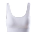 thumbnail image 4 of Womens Sports Bras Large Size Beautiful Back Yoga Vest Fitness Running Sexy Underwear Composite Fabric One-piece Sports Bra Sports Bras for Women White S, 4 of 5