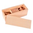 thumbnail image 1 of 3 unids/set rompecabezas de madera para adultos niños Kongming Luban Lock 3D juego de rompecabezas entrelazados de madera juguete, 1 of 7