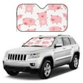 thumbnail image 3 of Bingfone Kawaii Pigs Car Windshield Sunshade,Sun Foldable Sun Shield Sun Visor for Car - Medium, 3 of 9