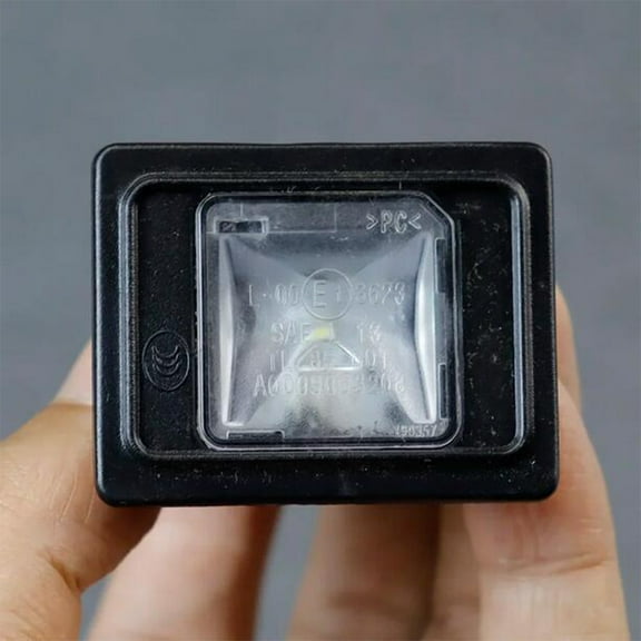 Yassdwbn 2pcs License Plate Light For Mercedes Benz SLK 2011-2015