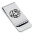 thumbnail image 1 of Stainless Steel Mythical Medusa Head Classic Slim Money Clip Credit Card Holder, 1 of 2